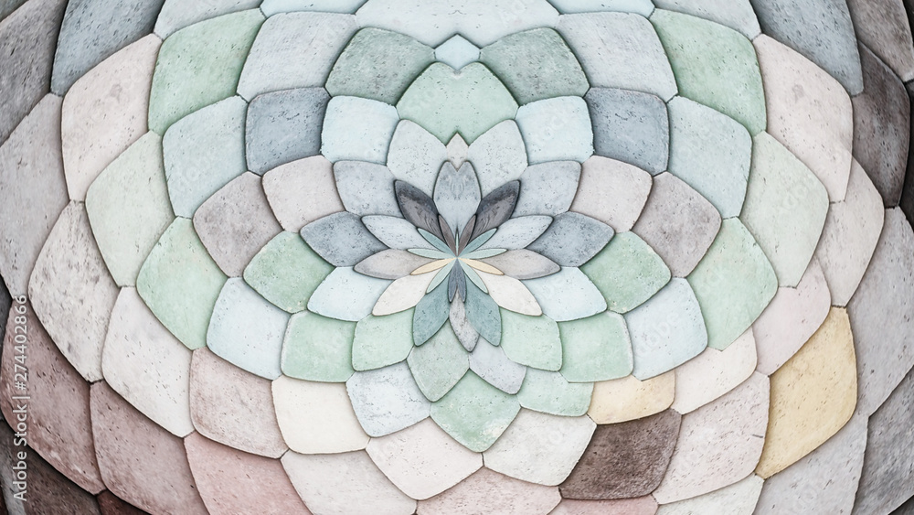 Fototapeta Flower Themed Abstract Background Design