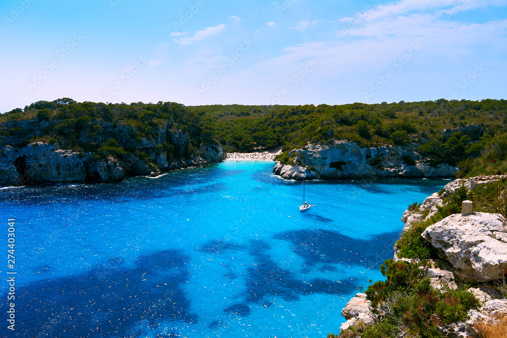 view of the sea in menorca view of the sea in menorca