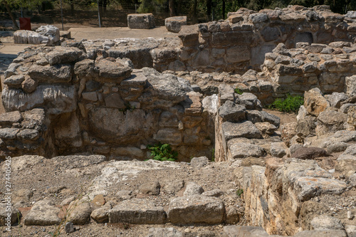 Wallpaper Mural Ancient foundation wall ruins of a greek palace Torontodigital.ca