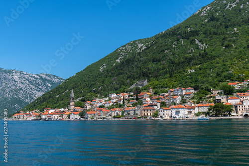 Herceg Novi ancient town in Kotor bay in Montenegro