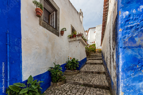 narrow street in old town © Alvaro