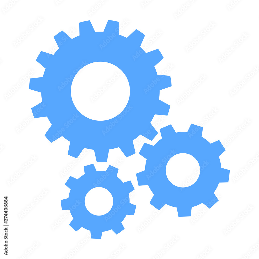 Settings Icon, Gear Icon Vector, Gear Symbol Illustration. For Web Sites  Our Mobile. Stock Vector | Adobe Stock