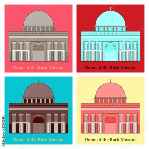 Vector Mosaic Al-Aqsa Mosque