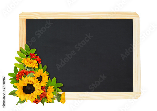 Decorative sunflowers and r...