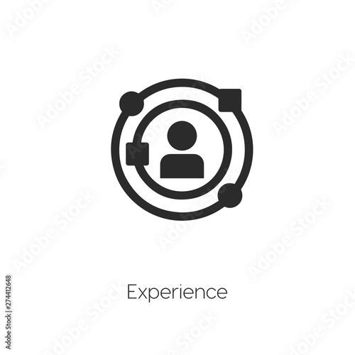 experience icon vector symbol sign