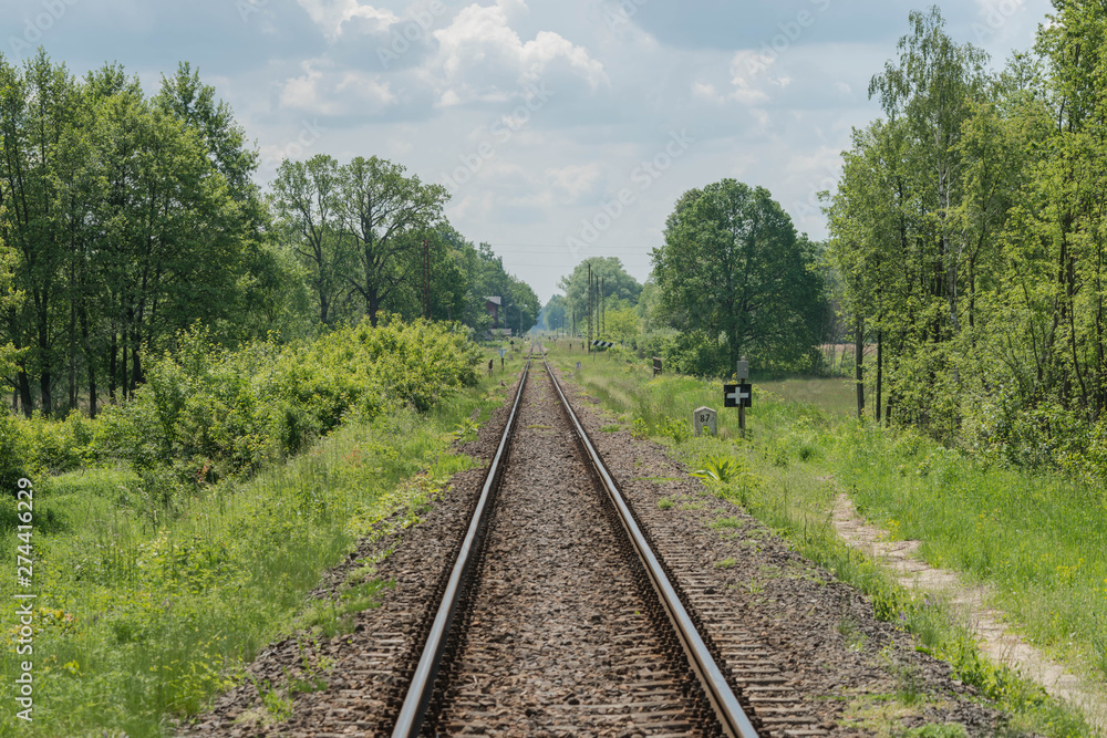 Fototapeta premium Tory kolejowe.