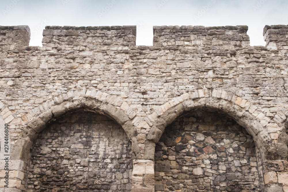 Old stone town walls of Southampton Old stone town walls of Southampton