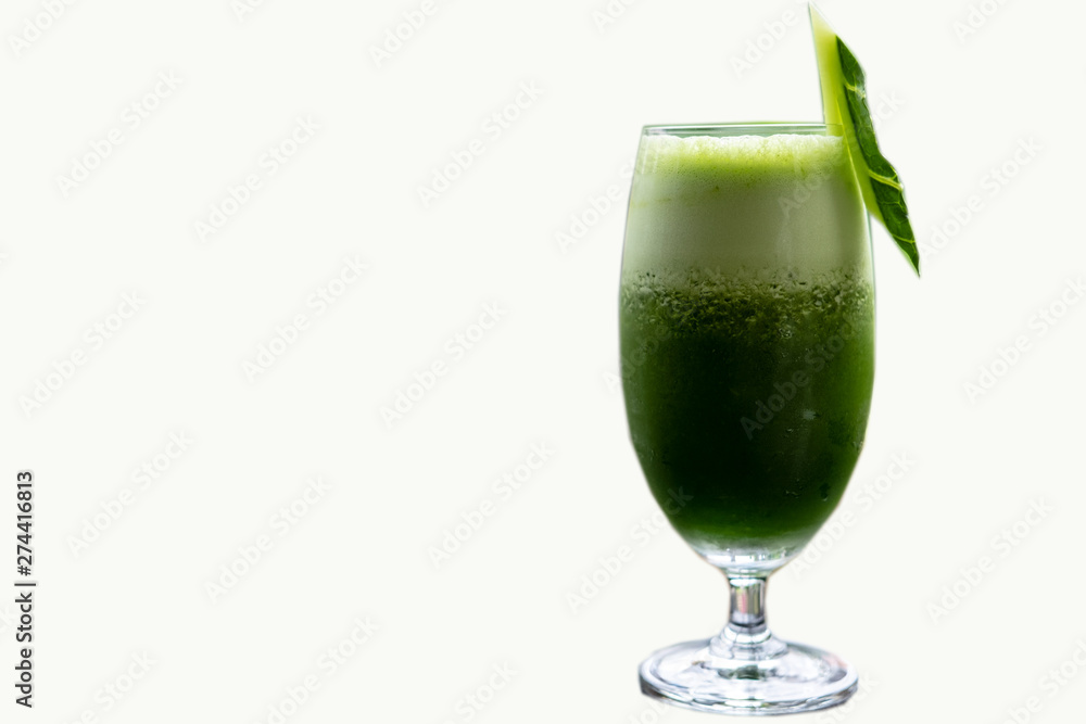 green cocktail with lime and mint isolated on white green cocktail with lime and mint isolated on white