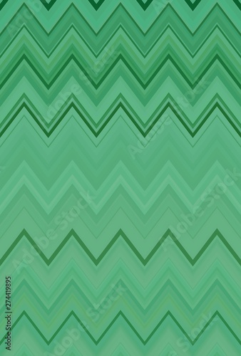 chevron green zigzag pattern background. backdrop ornament. © bravissimos