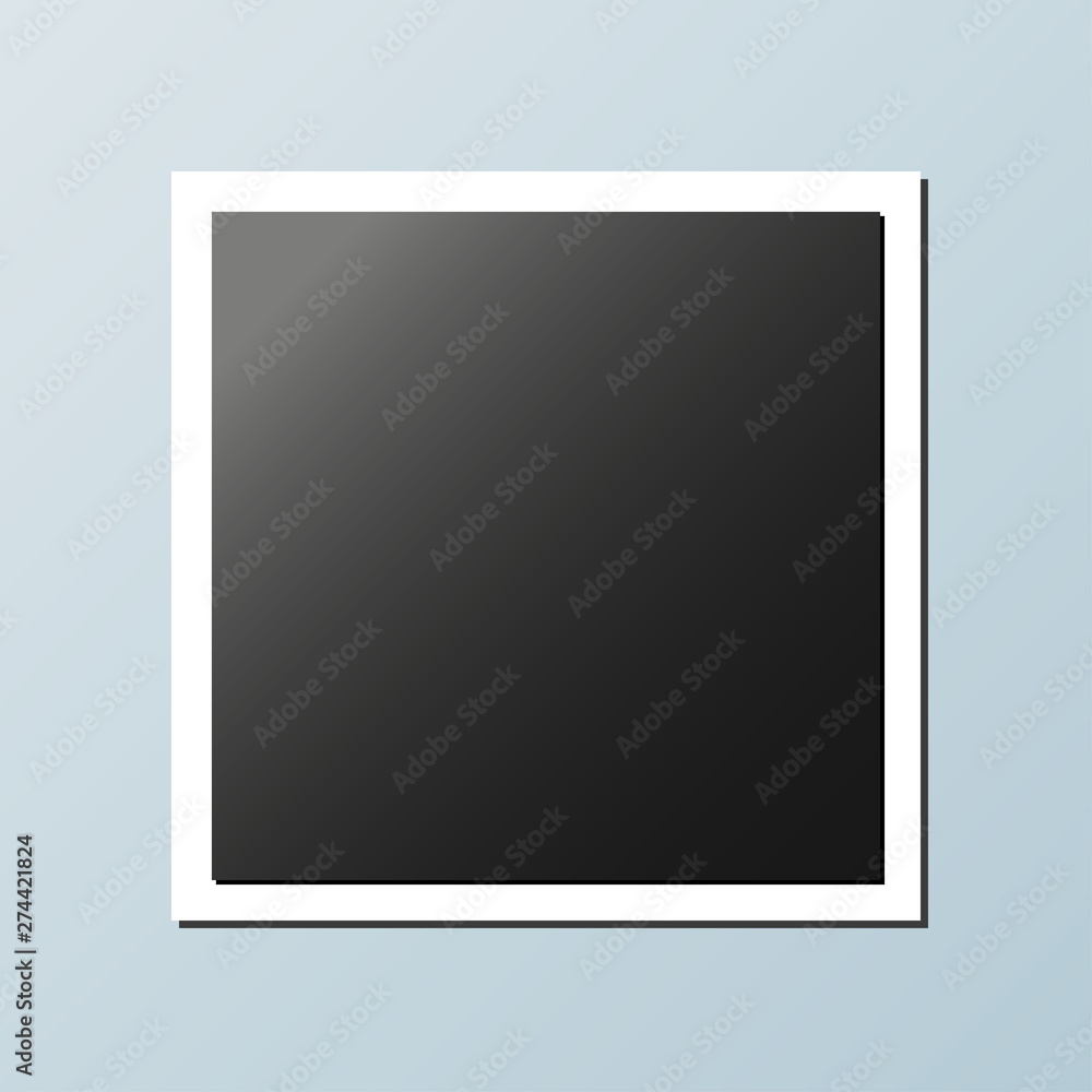 Retro photo frame in flat style vector illustration. EPS 10 Retro photo frame in flat style vector illustration. EPS 10