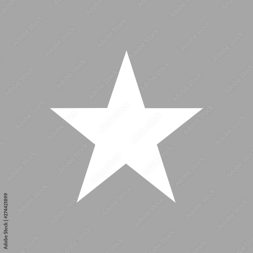 Star icon in flat style vector illustration. Eps 10 Star icon in flat style vector illustration. Eps 10