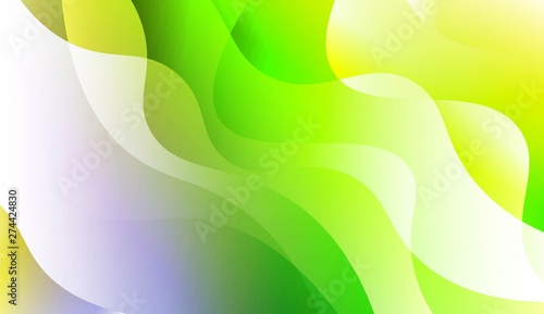 Blurred Decorative Design In Abstract Style With Wave  Curve Lines. For Design  Presentation  Business. Vector Illustration with Color Gradient.