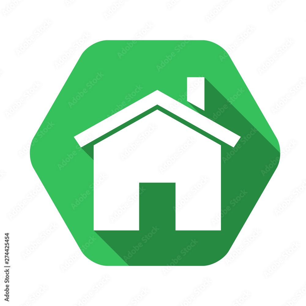 House vector red icon in modern flat style isolated. House can support is good for your web design. House vector red icon in modern flat style isolated. House can support is good for your web design.