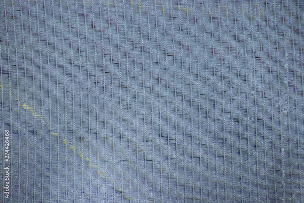 Blue mesh fabric surface texture Blue mesh fabric surface texture