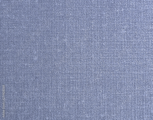 Textured background of blue natural textile 