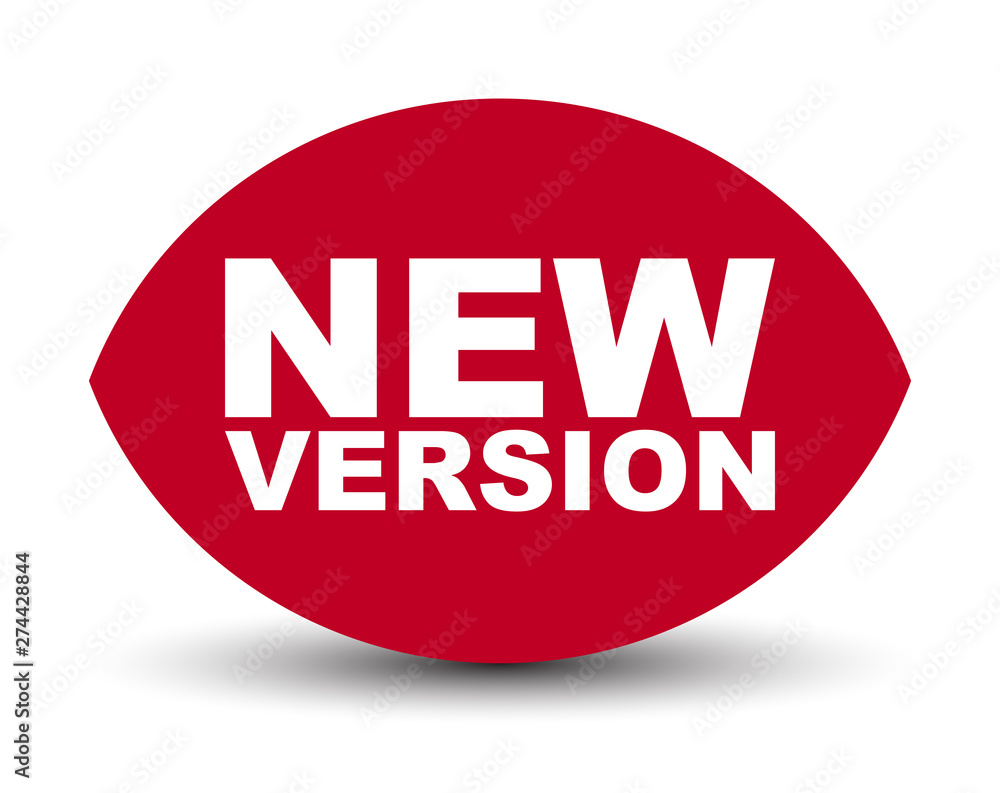 red vector banner new version red vector banner new version