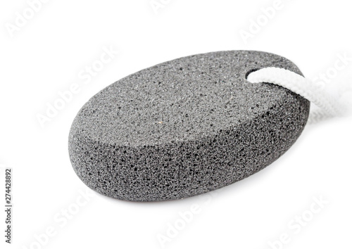 Photography Black pumice stone for scrub.