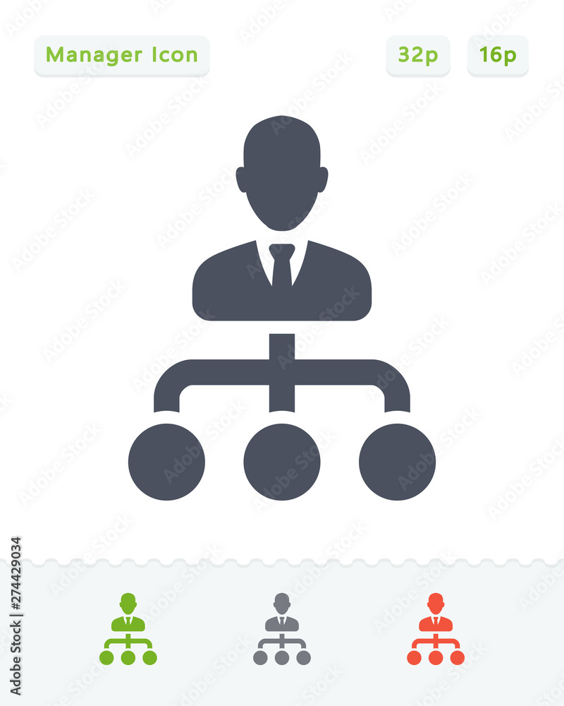 Boss Hierarchy - Sticker Icons Boss Hierarchy - Sticker Icons