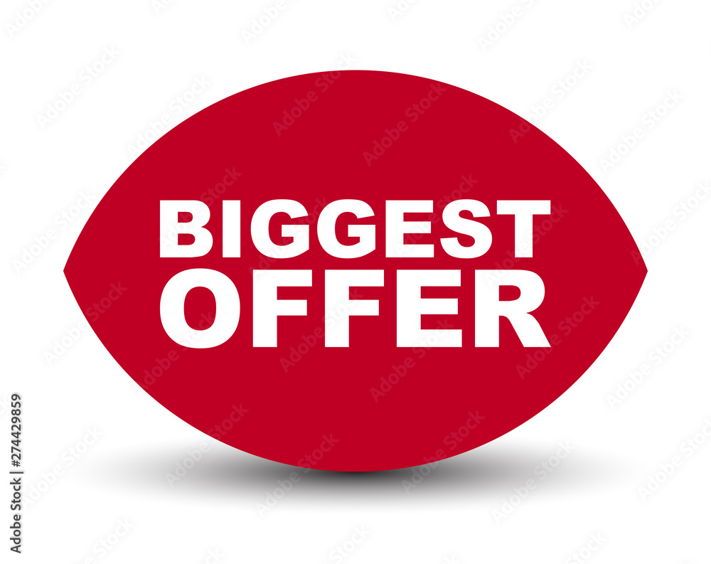 red vector banner biggest offer red vector banner biggest offer