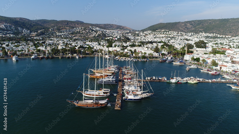 We viewed Bodrum Castle with drone from different angles.. Bodrum/ Muğla / Turkey