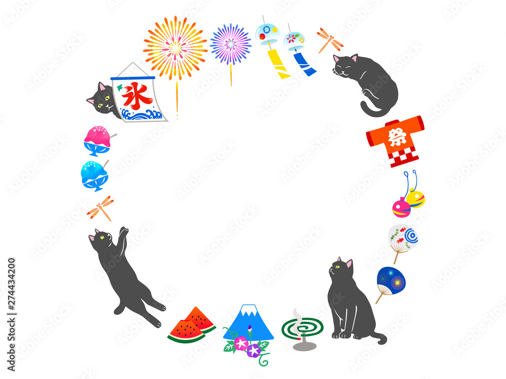 Cat and Japan's summer Cat and Japan's summer