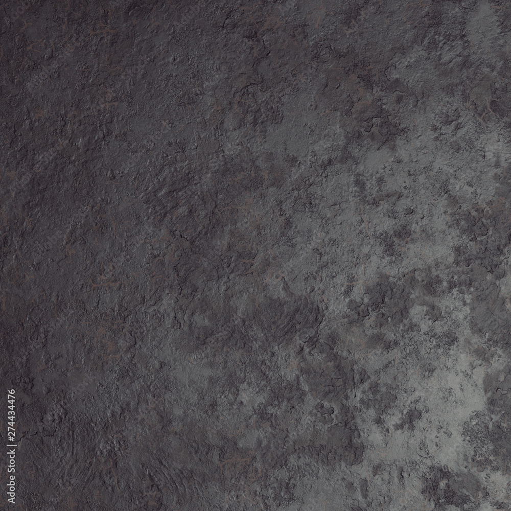 Fototapeta premium dark black grey stone slate background texture, 3d render illustration