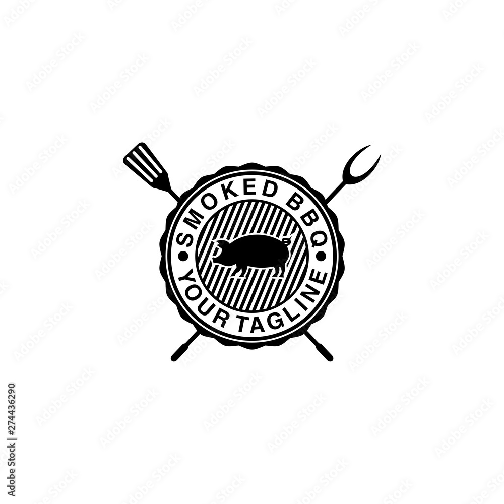 smoked bbq logo design smoked bbq logo design