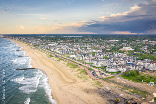 Aerial of Asbury Park New Jersey