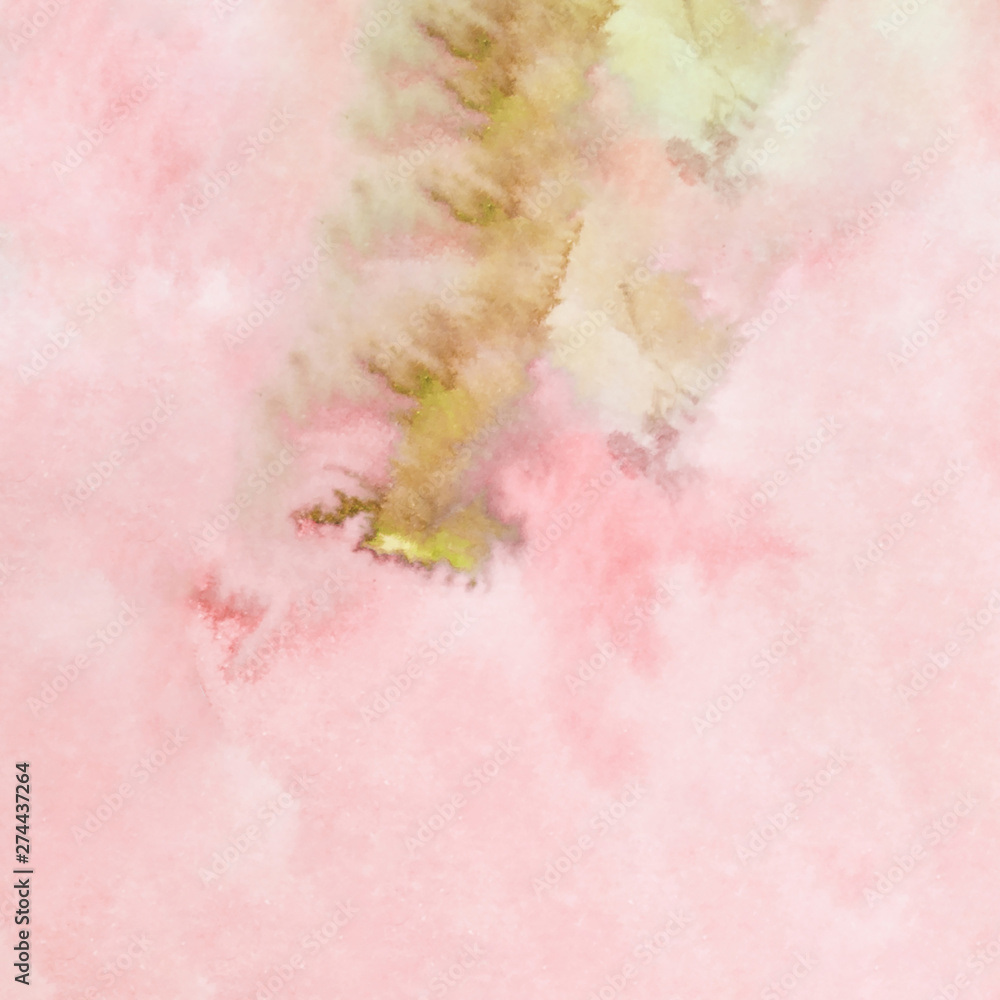 Fototapeta premium Aquarelle abstract hand drawn stain backdrop