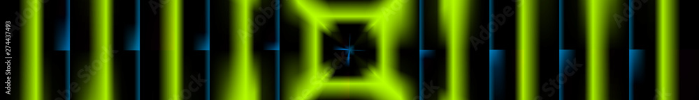 Digital Art, panoramic abstract three-dimensional objects with soft lighting, Germany Digital Art, panoramic abstract three-dimensional objects with soft lighting, Germany