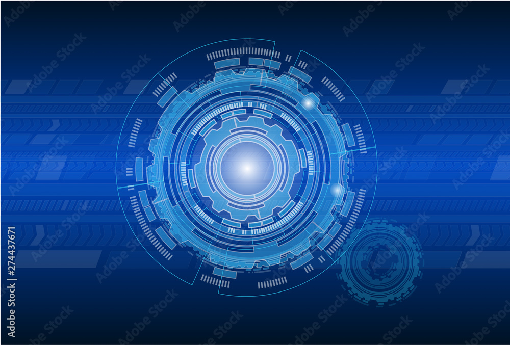Blue circle abstract technology background-high technology communication concept. Blue circle abstract technology background-high technology communication concept.