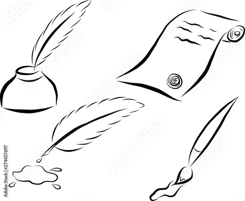 Set of sketch elements