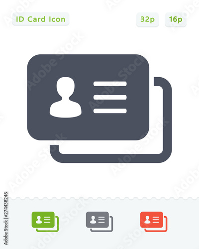 ID Card - Sticker Icons