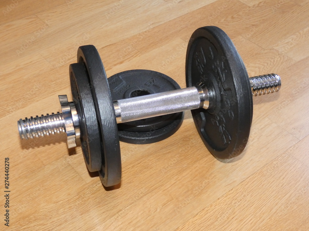 dumbbells on white background dumbbells on white background