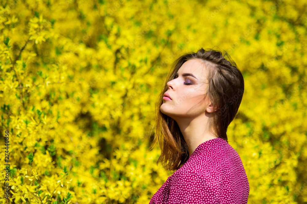 pretty woman skincare. girl like nature. fashion beauty. summer blooming trees and yellow flowers. natural beauty makeup. hair fashion. sexy woman in spring blossom. Summer fairy portrait pretty woman skincare. girl like nature. fashion beauty. summer blooming trees and yellow flowers. natural beauty makeup. hair fashion. sexy woman in spring blossom. Summer fairy portrait