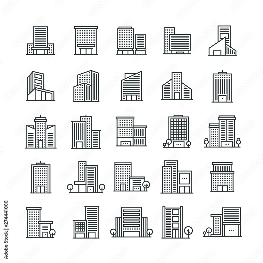 BUILDINGS ICONS