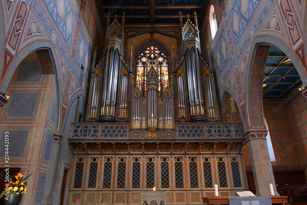 Innenansicht der St. Laurenzen Kirche (St. Gallen)