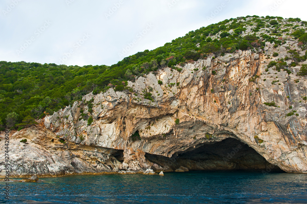 Cave of Papanikolis, Meganisi, Lefkas, Greece - Ionian sea Cave of Papanikolis, Meganisi, Lefkas, Greece - Ionian sea
