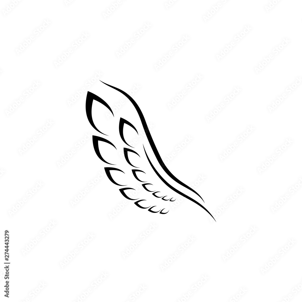 Wing Logo Template vector icon design Wing Logo Template vector icon design