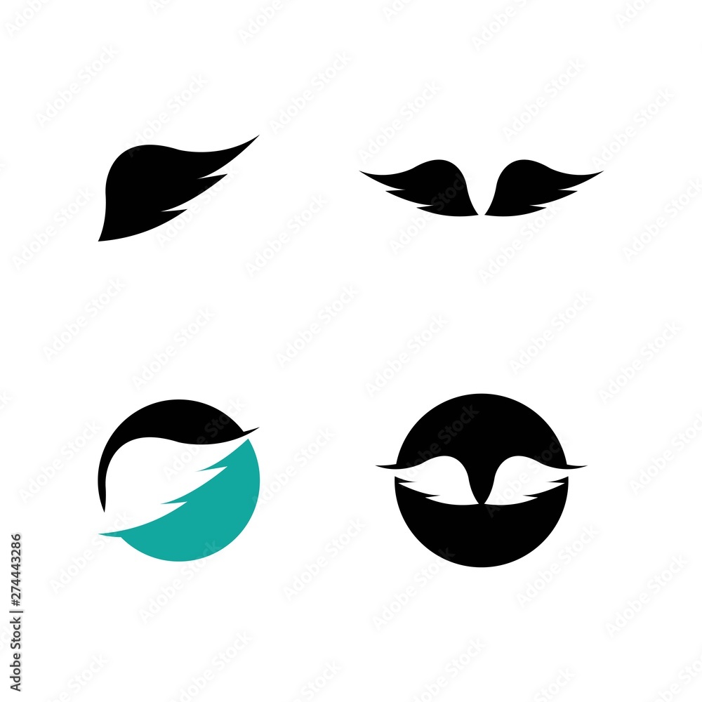Wing Logo Template vector icon design Wing Logo Template vector icon design