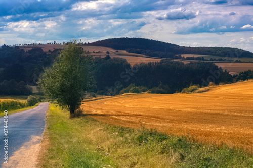 Beautiful landscape in Southern Poland near Klodzko