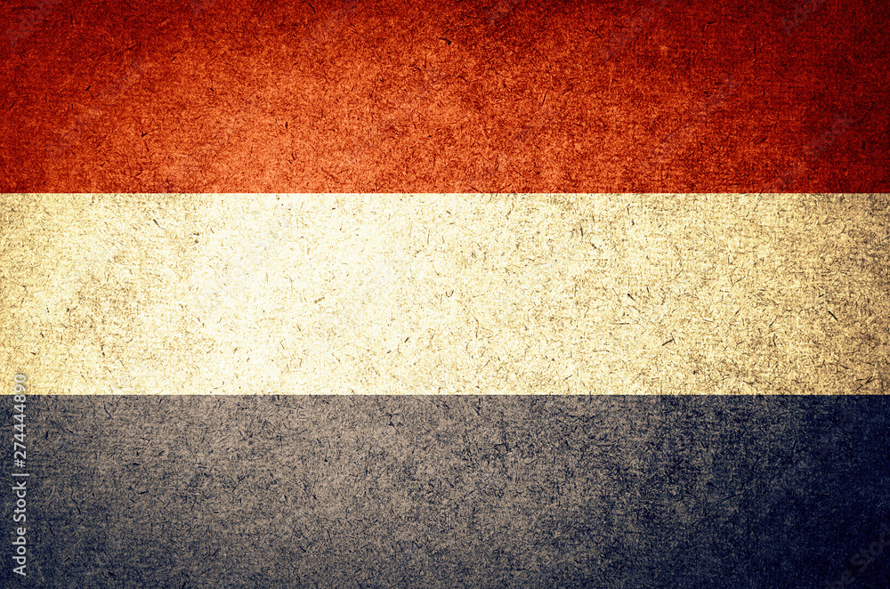 Grunge Flag of Netherland Grunge Flag of Netherland