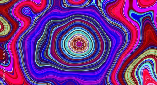 Psychedelic abstract pattern and hypnotic background for trend art, swirl trend. photo