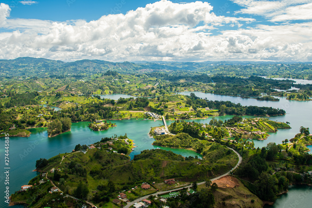 Fototapeta premium Peñol de Guatapé Antioquia Colombia