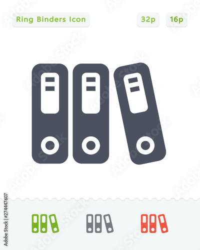 Ring Binders - Sticker Icons