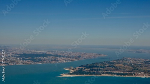 Vogelperspektive Lissabon, Lissabon von oben, Lissabon Stadtüberblick © Omm-on-tour