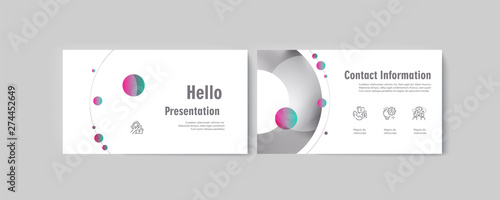 Set of brochures infographics for marketing the promotion goods and services on market