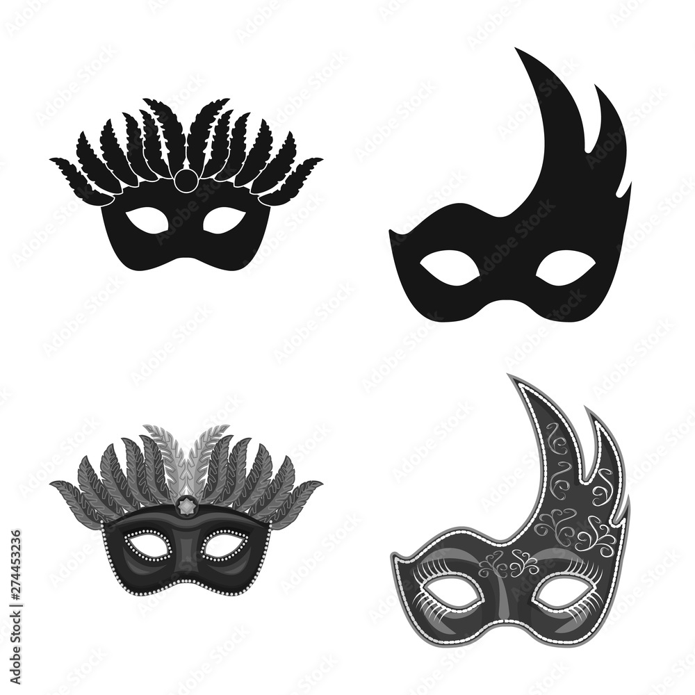 Vector illustration of luxury and celebration icon. Set of luxury and hide stock symbol for web. Vector illustration of luxury and celebration icon. Set of luxury and hide stock symbol for web.