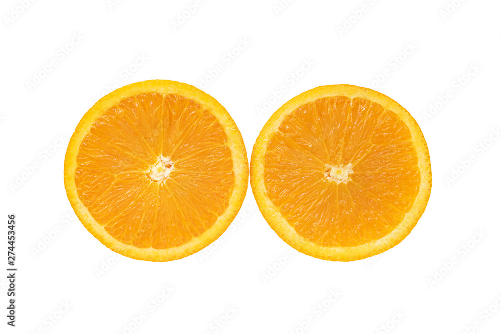 Half cut Navel orange Half cut Navel orange