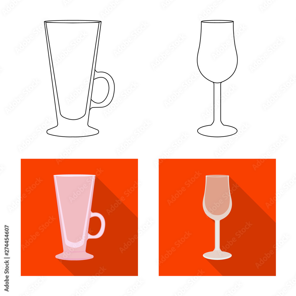 Vector design of form and celebration symbol. Set of form and volume stock vector illustration.